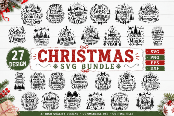 Download Christmas SVG Bundle, Christmas Quote SV - Quote Collection