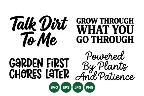 Download Inspirational Garden Quote SVG Set - Quote Collection