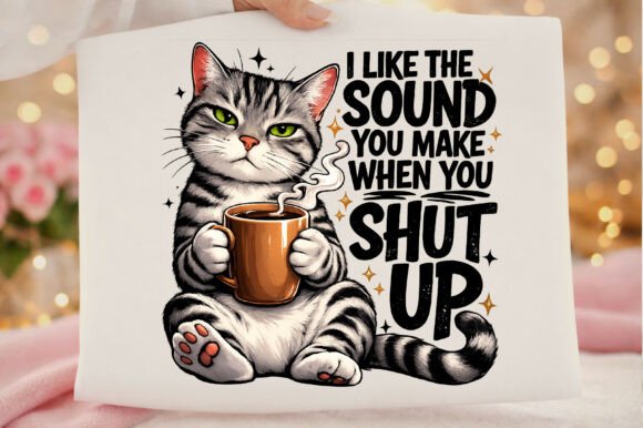Download I Like the Sound Cat Coffee Funny Quotes - Quote Collection