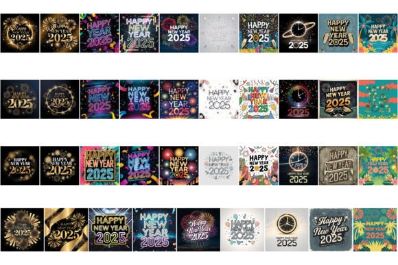 Download Happy New Year 2025 Bundle - Premium Resources