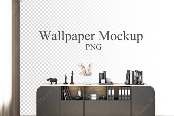 Download Wallpaper Mockup Office, PNG - Premium Resources